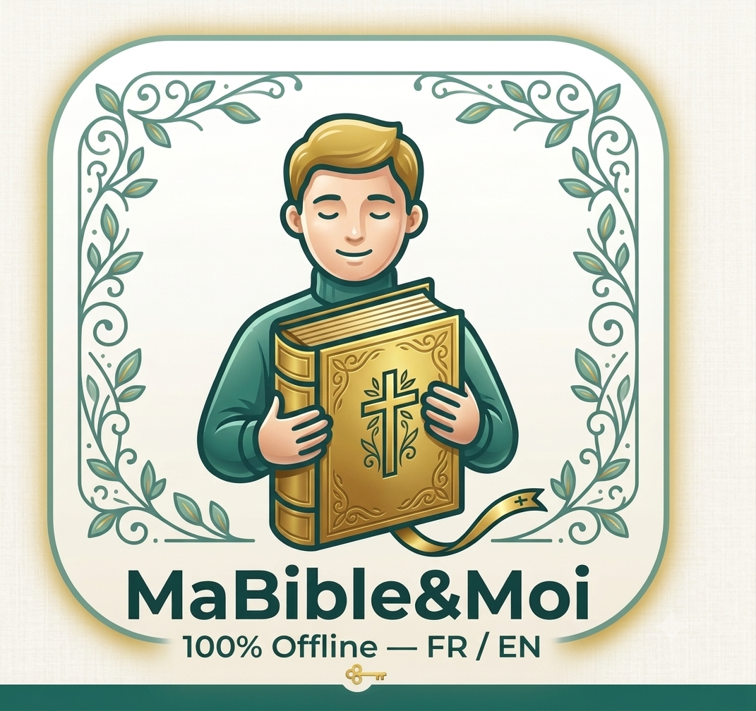 Capture d'écran de l'application MaBible&Moi